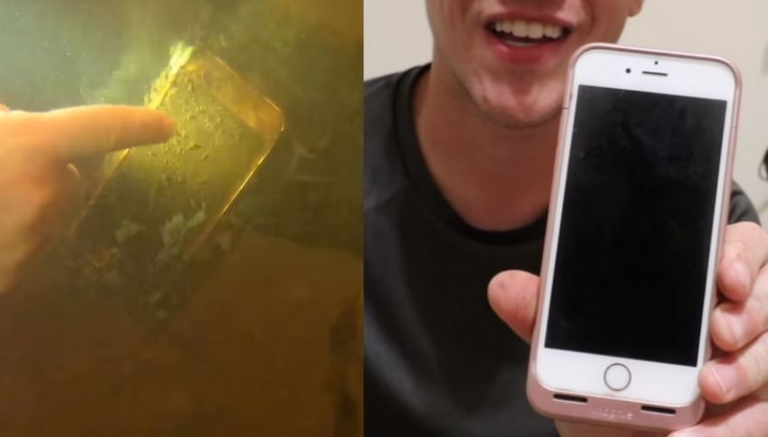 iPhone lost in river found after 15 months, it still works