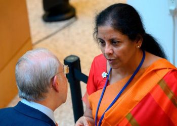 The ongoing trade deal negotiations briefly came up for discussion during a pull aside between Sitharaman and US Treasury Secretary Steven Mnuchin at the IMF headquarters.
