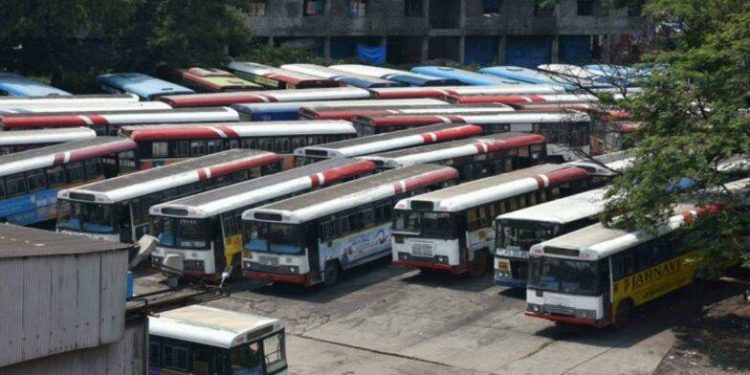 The driver had resorted to the extreme step during a protest by TSRTC employees, whose indefinite strike entered the ninth day Sunday.