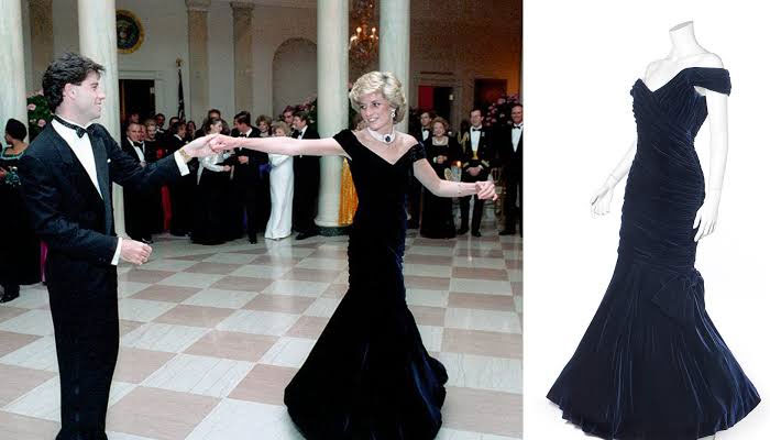 Princess Diana Inspired Black Dress, Little Black Velvet Dress, Iconic  Celebrity Dress, Custom Cocktail Party Dress - Etsy Sweden