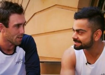 Glenn Maxwell and Virat Kohli