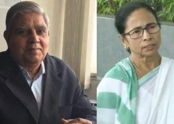 Jagdeep Dhankar and Mamata Banerjee