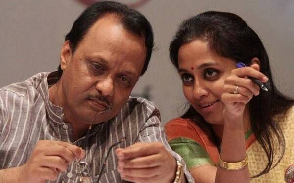 Ajit Pawar and Supriya Sule