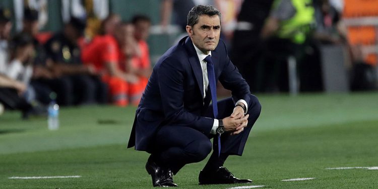 Barcelona manager Ernesto Valverde