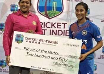 Jemimah Rodrigues was adjudged player of the match.