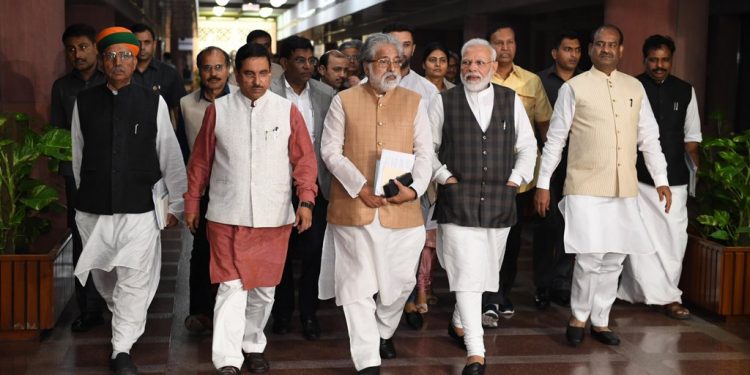 Besides Modi, the all-party meeting was also attended by BJP chief Amit Shah and several senior opposition leaders.