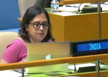 First Secretary in India's Permanent Mission to the UN Paulomi Tripathi