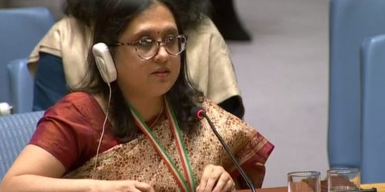 First Secretary in India's Permanent Mission to the UN Paulomi Tripathi