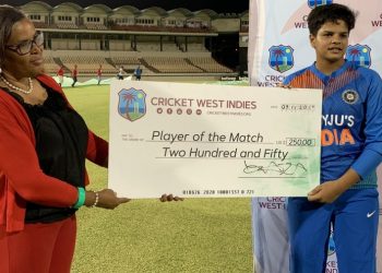 Shafali Verma was adjudged 'player of the match'.