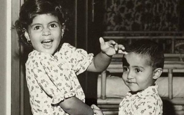 Amitabh Bachchan shares cute pic of Shweta, Abhishek Bachchan