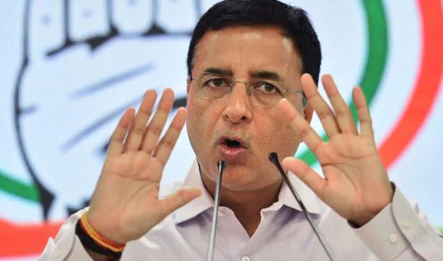 Congress chief spokesperson Randeep Surjewala