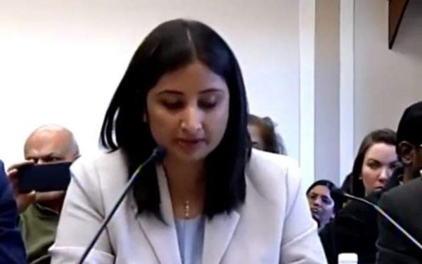 Testifying before the Commission, Sunanda Vashist, an Indian-American columnist, told lawmakers that Kashmir has been an integral part of India.