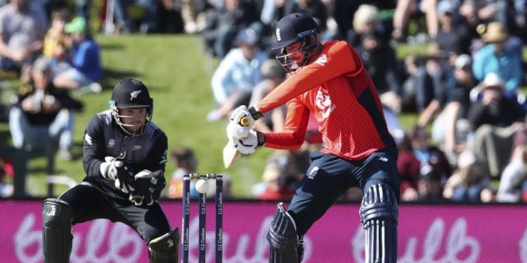 Vince top-scored for the tourists with 59 as England chased down New Zealand's 154-run target in 18.3 overs to take a 1-0 lead in the five-match series.