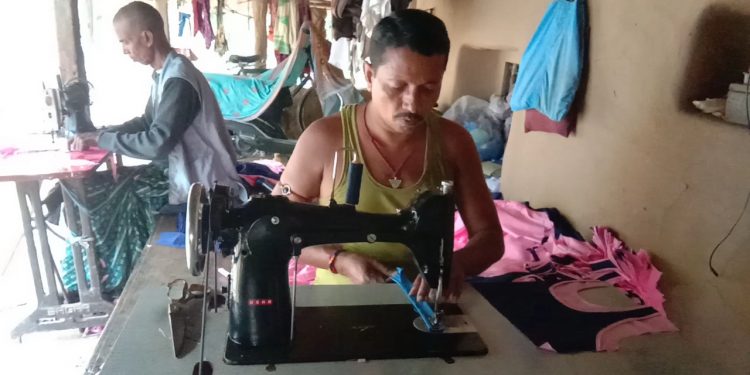 A village where people stitch their livelihood on tailoring
