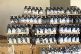 1500 bottles of cough syrup seized; threev held