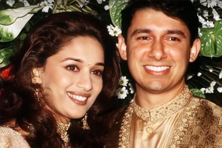 Madhuri Dixit and Shriram Nene