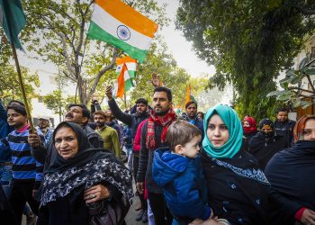 Protesters In New Delhi