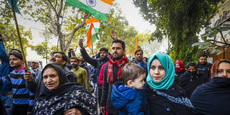 Protesters In New Delhi