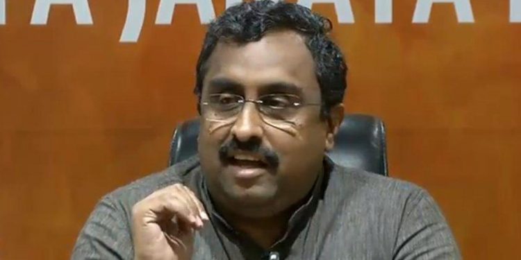 BJP general secretary Ram Madhav