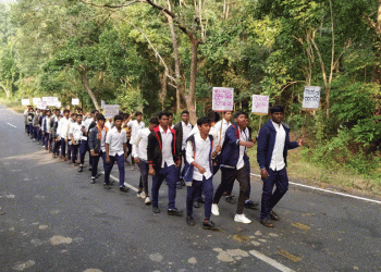 Students march 26km demanding additional teachers for school  