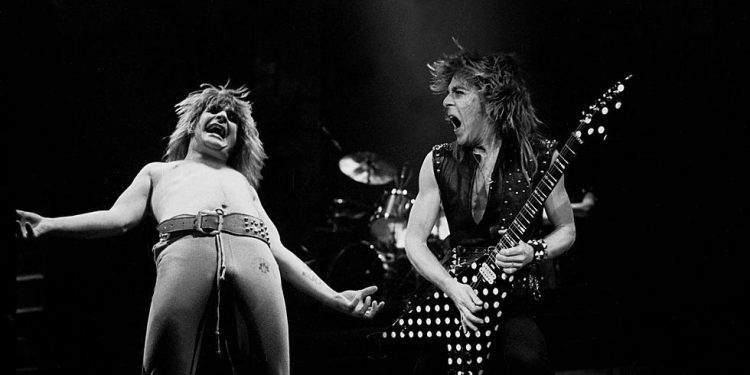 Ozzy and Randy in concert.