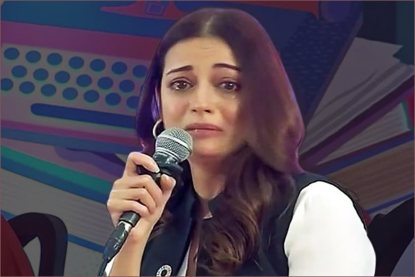 Dia Mirza trolled for breaking down at Jaipur Lit Fest