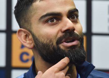 Guwahati: Indian skipper Virat Kohli interacts with the media ahead of the 1st T20 match against Sri Lanka at Barsapara Cricket Stadium in Guwahati, Saturday, Jan. 4, 2020.