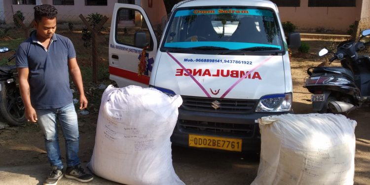 82 kg cannabis seized from ambulance, two arrested