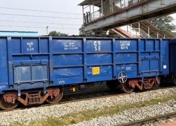 Coal-laden freight train catches fire in Ganjam