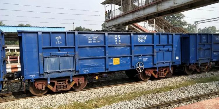 Coal-laden freight train catches fire in Ganjam