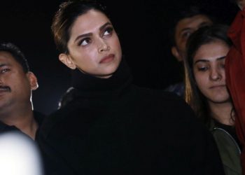 Actor Deepika Padukone at JNU Tuesday