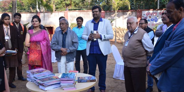Tending book garden at Collector’s house 