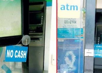 ATMs in several areas are running dry, forcing people to run from one bank to another in search of cash