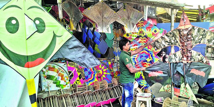 Makar Sankranti: Kite flying in Cuttack