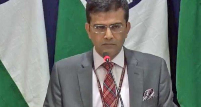 MEA spokesperson Raveesh Kumar