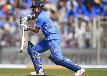 Shikhar Dhawan top-scored for India