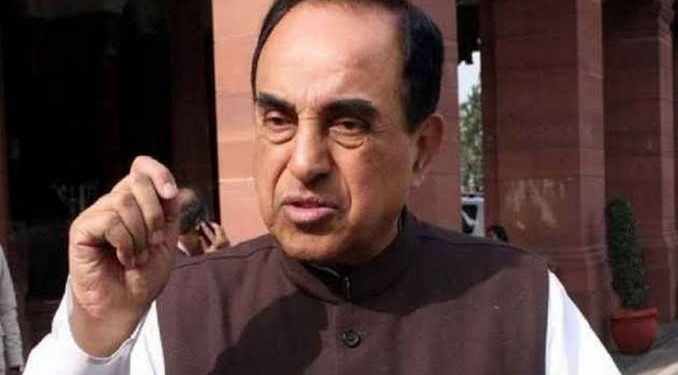 BJP leader Subramanian Swamy