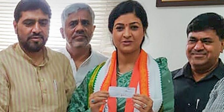 Alka Lamba, who switched over from AAP, has been fielded from Chandni Chowk constituency