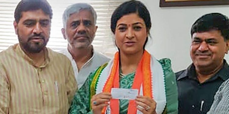 Alka Lamba, who switched over from AAP, has been fielded from Chandni Chowk constituency