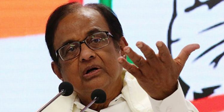 Senior Congress leader P Chidambaram