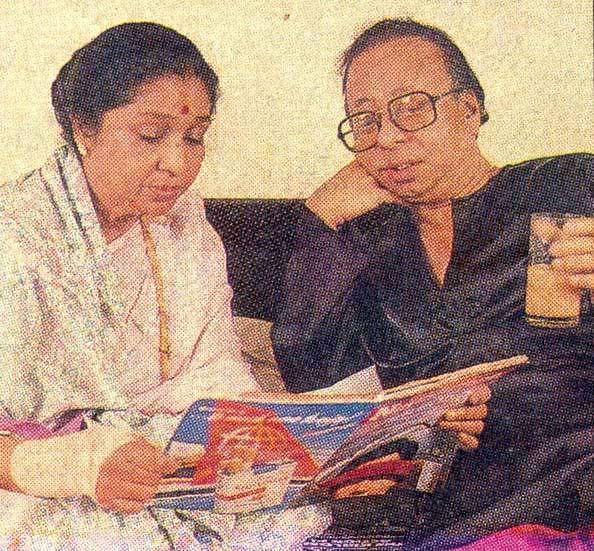 Asha Bhosle was married to R D Burman who was six years younger than her