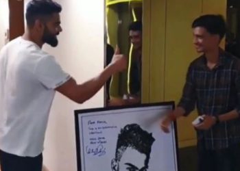 Virat Kohli receives special gift ahead of T20I against Sri Lanka