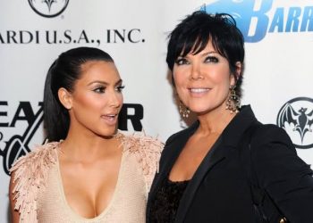 Kris Jenner with Kim Kardashian