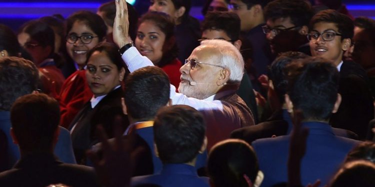 Prime Minister Narendra Modi at ‘Pariksha Pe Charcha’