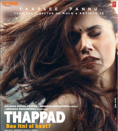 Taapsee Pannu shares first look poster of 'Thappad'