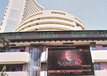 After sinking over 2,152 points, the BSE barometer was trading 1812.19 points or 6.28 per cent lower at 27,057.32 at 0930 hours.