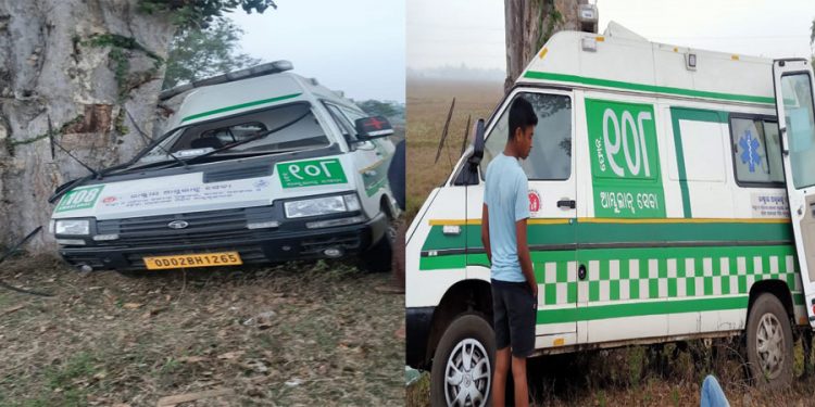 3 injured in Balasore as 108 ambulance runs into tree