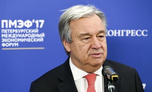 UN chief Antonio Guterres