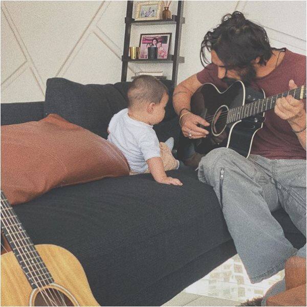 Arjun Rampal teaches guitar to 6-month-old son Arik! Picture goes viral on internet