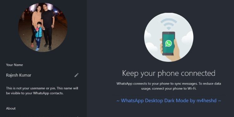 WhatsApp working to bring dark mode for desktop users